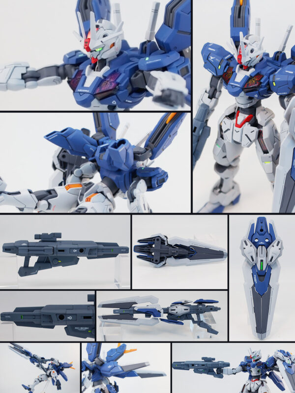 HG 1/144 ガンダムエアリアル(改修型) 改修・全塗装製作 完成　小姑 -ぱとぷら