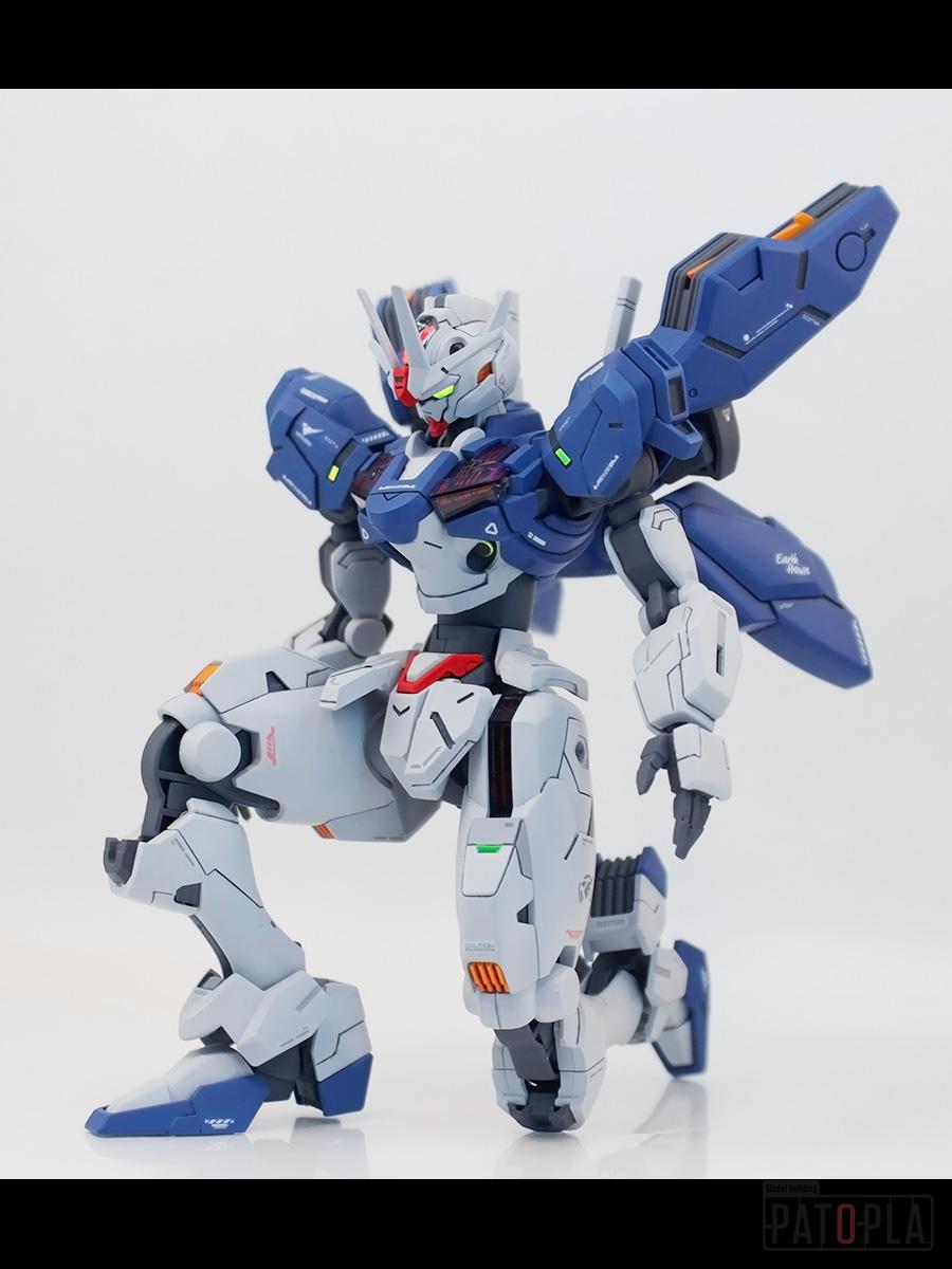 HG 1/144 ガンダムエアリアル(改修型) 改修・全塗装製作 完成 小姑 -ぱとぷら