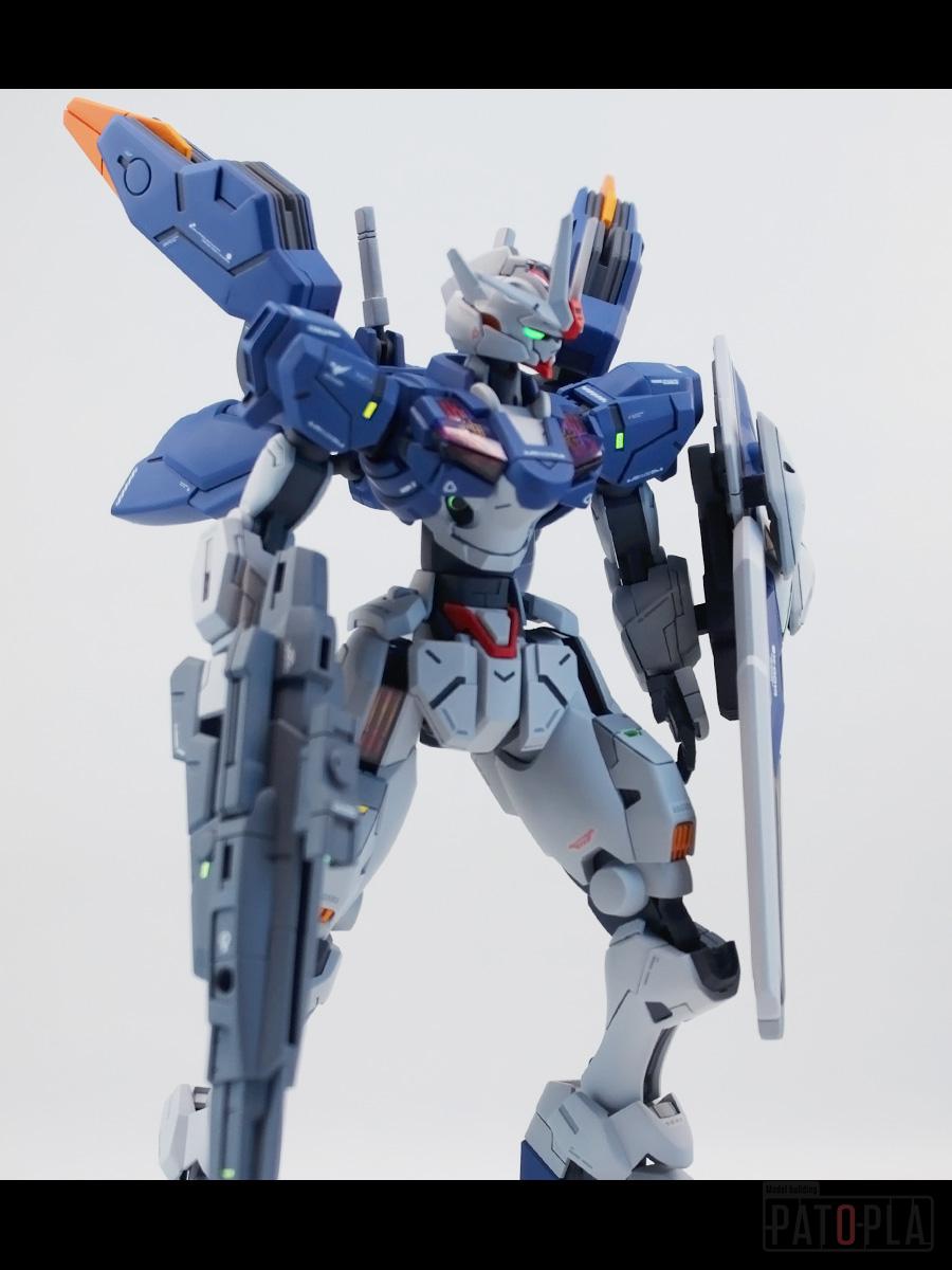 HG 1/144 ガンダムエアリアル(改修型) 改修・全塗装製作 完成 小姑 -ぱとぷら