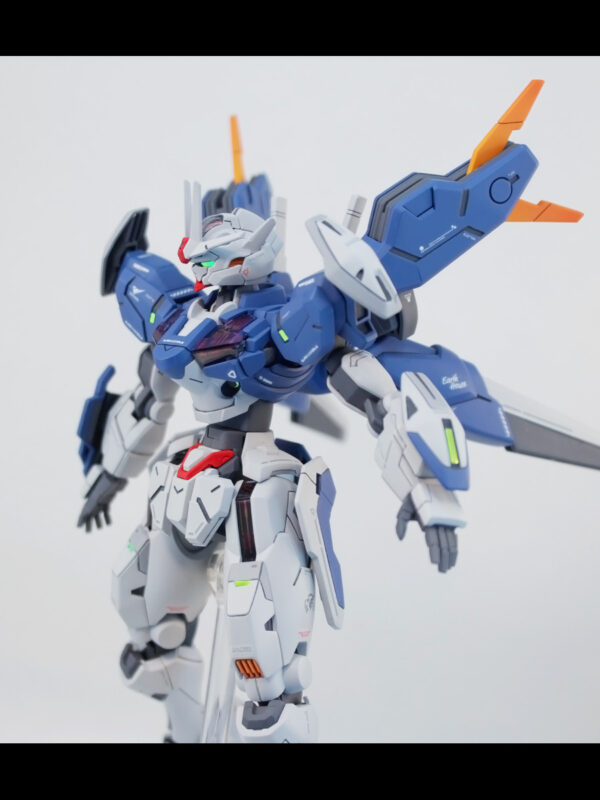 HG 1/144 ガンダムエアリアル(改修型) 改修・全塗装製作 完成　小姑 -ぱとぷら