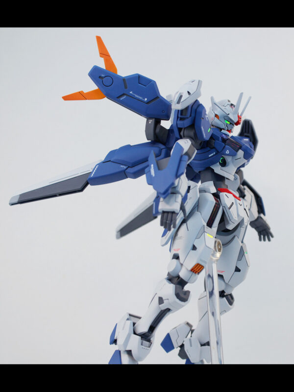 HG 1/144 ガンダムエアリアル(改修型) 改修・全塗装製作 完成　小姑 -ぱとぷら