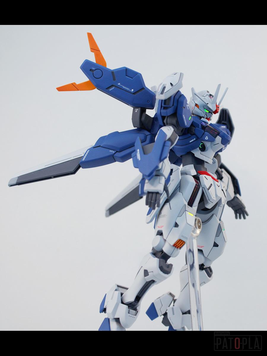 HG 1/144 ガンダムエアリアル(改修型) 改修・全塗装製作 完成 小姑 -ぱとぷら