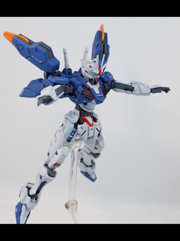 HG 1/144 ガンダムエアリアル(改修型) 改修・全塗装製作 完成　小姑 -ぱとぷら