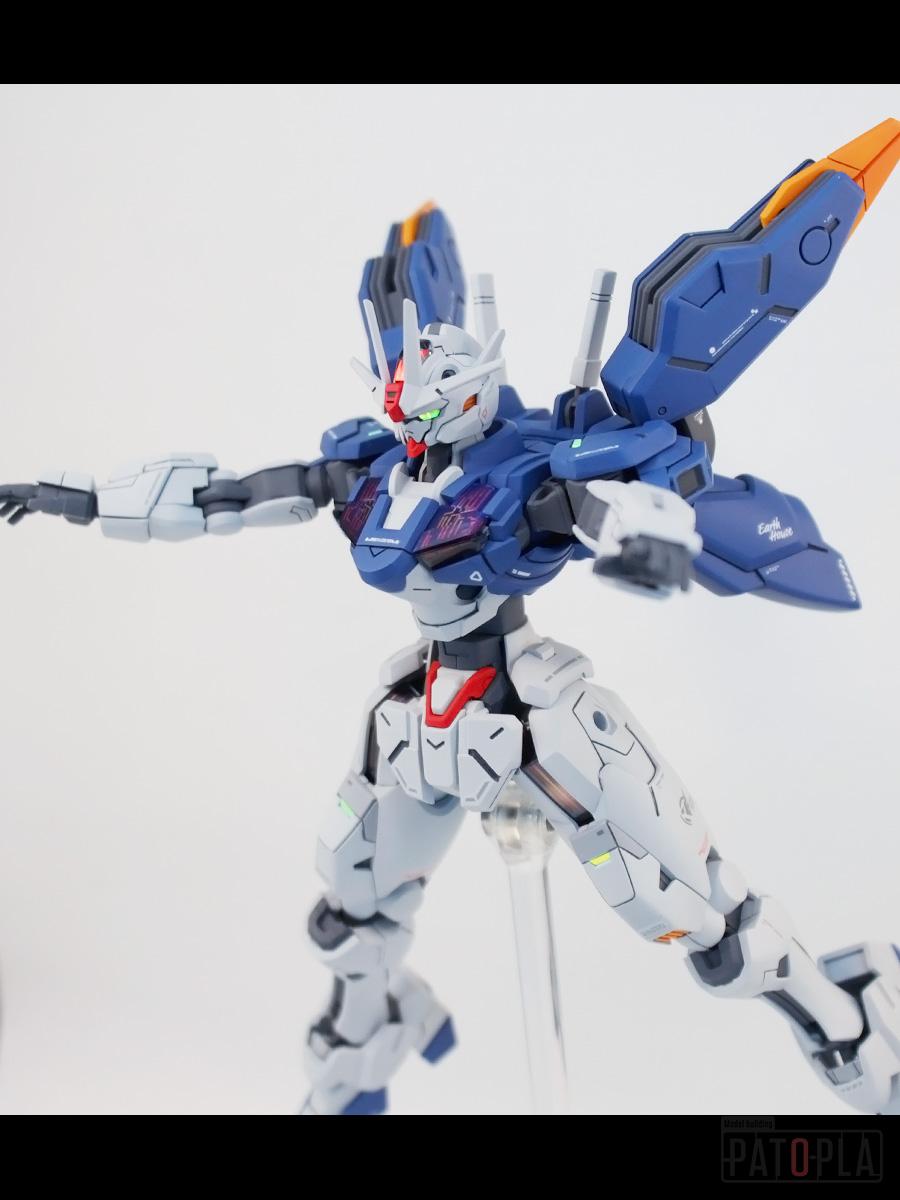 HG 1/144 ガンダムエアリアル(改修型) 改修・全塗装製作 完成 小姑 -ぱとぷら