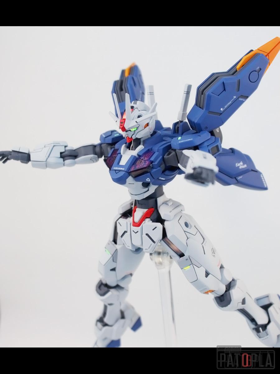 HG 1/144 ガンダムエアリアル(改修型) 改修・全塗装製作 完成 小姑 -ぱとぷら HG 1/144 ガンダムエアリアル(改修型) 改修・全塗装製作 完成 小姑 -ぱとぷら