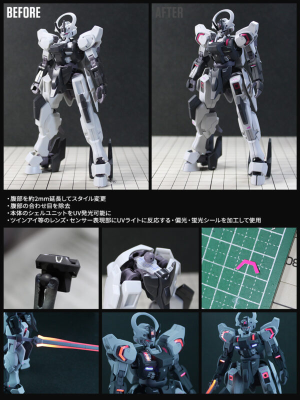 HG 1/144 ガンダムシュバルゼッテ 改修・全塗装製作 完成 Brotherhood -ぱとぷら