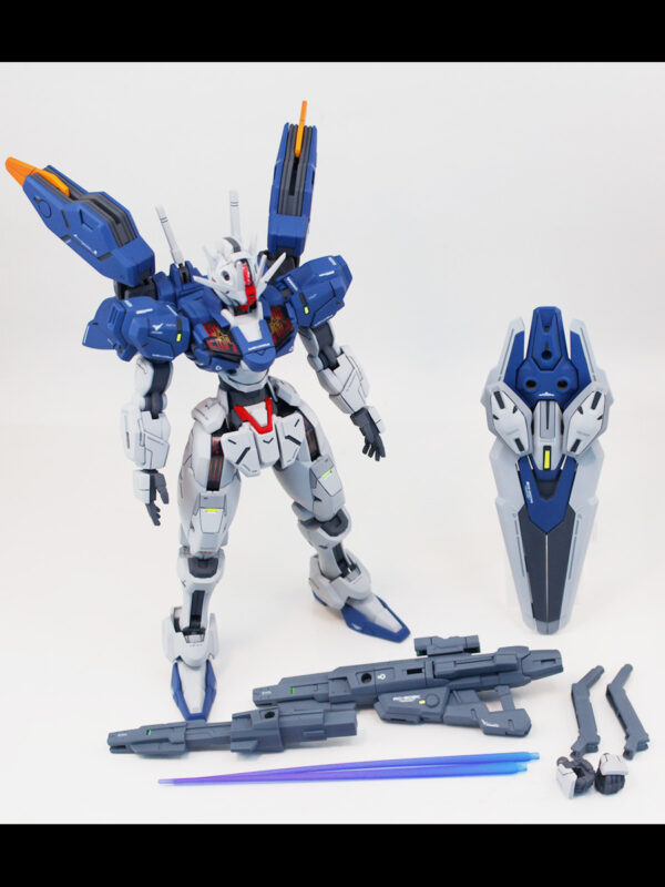 HG 1/144 ガンダムエアリアル(改修型) 改修・全塗装製作 完成　小姑 -ぱとぷら