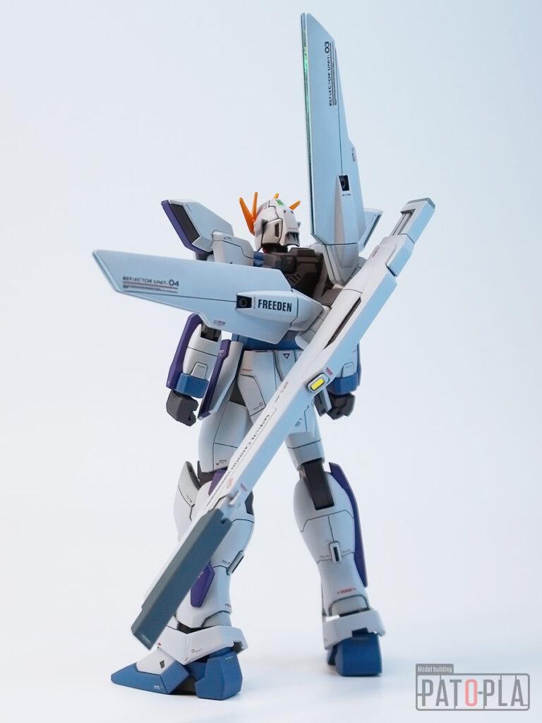 HGAW 1/144 GX-9900 ガンダムX（エックス） 改修・全塗装製作 月は出ているか？