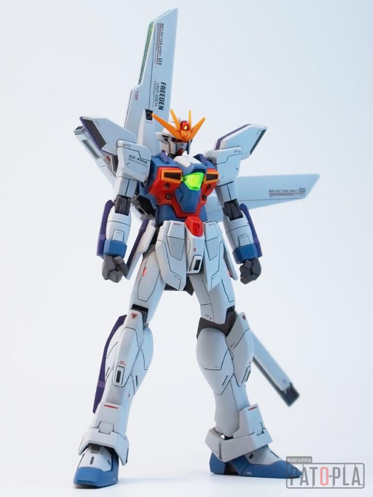 HGAW 1/144 GX-9900 ガンダムX（エックス） 改修・全塗装製作 月は出ているか？