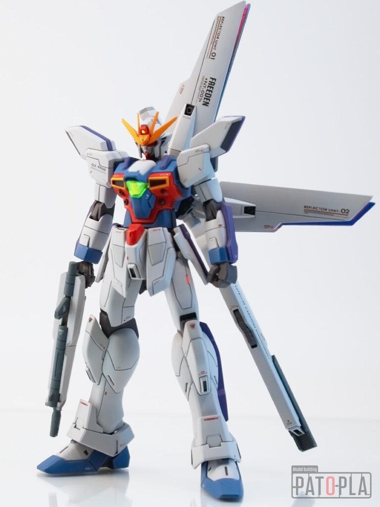HGAW 1/144 GX-9900 ガンダムX（エックス） 改修・全塗装製作 月は出ているか？