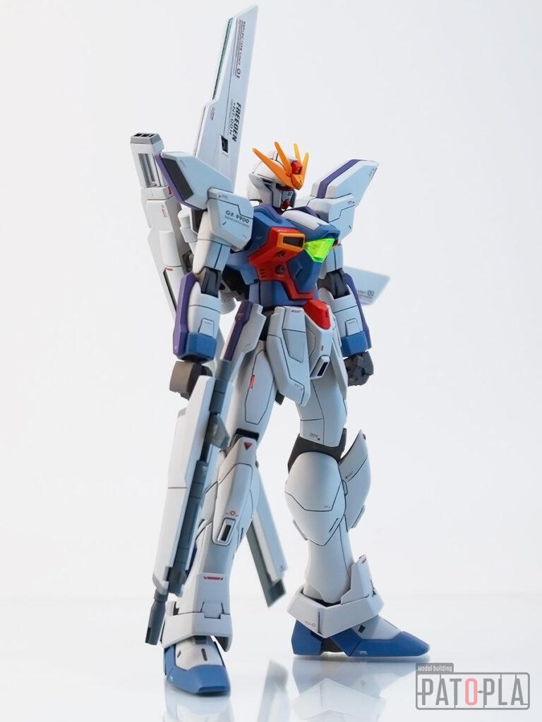 HGAW 1/144 GX-9900 ガンダムX（エックス） 改修・全塗装製作 月は出ているか？