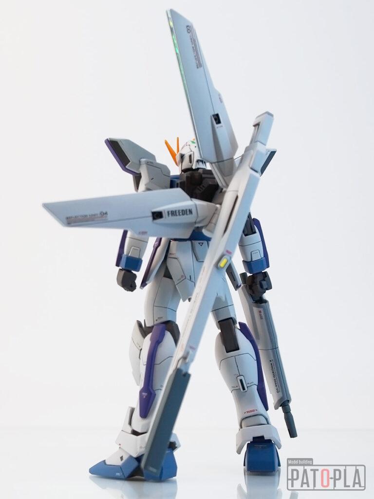 HGAW 1/144 GX-9900 ガンダムX（エックス） 改修・全塗装製作 月は出ているか？