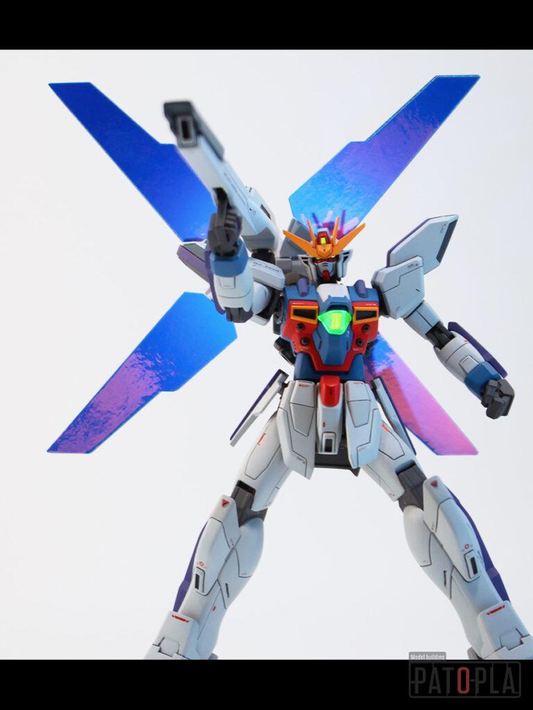 HGAW 1/144 GX-9900 ガンダムX（エックス） 改修・全塗装製作 月は出ているか？