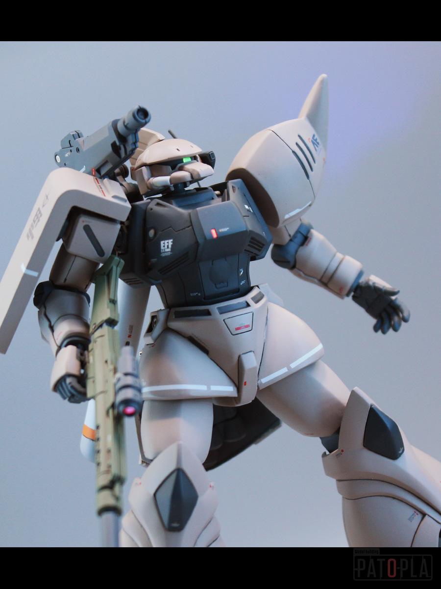 HGUC 1/144 MS-14FC ゲルググマリーネキャノン (連邦軍仕様)改修・全塗装品