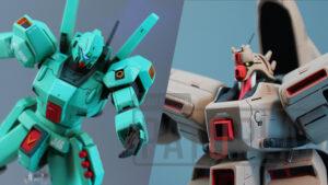 1/550 α・アジール＆HGUC ジェガン（ハサウェイ・ノア機） 改修・全塗装製作