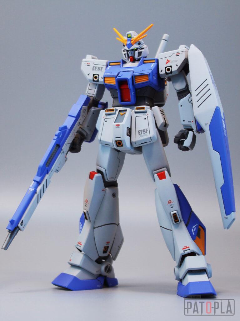 HGUC 1/144 ガンダム NT-1（トリスタンヘッドVer.）改修・全塗装製作