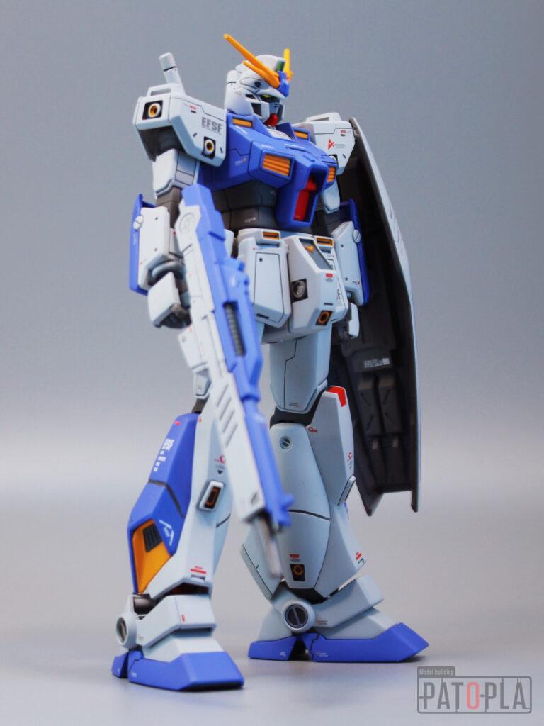 HGUC 1/144 ガンダム NT-1（トリスタンヘッドVer.）改修・全塗装製作