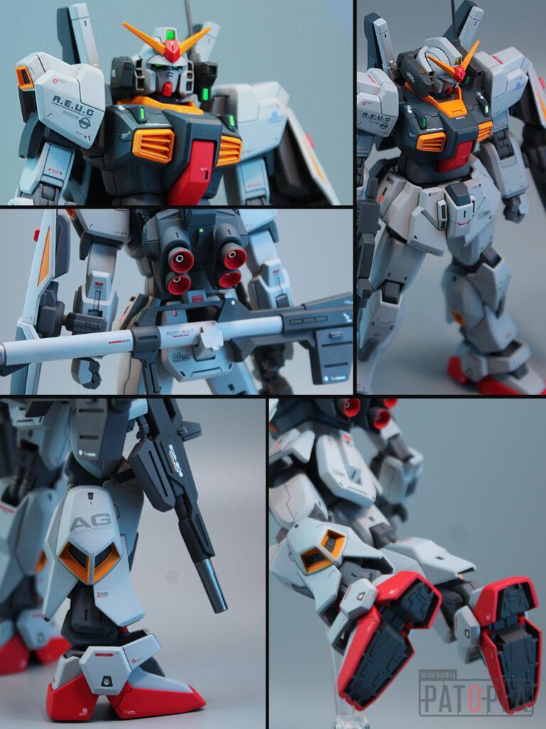 HGUC ガンダムMk-II（エゥーゴ仕様） Ver.pato_3.5 改修・全塗装 完成品