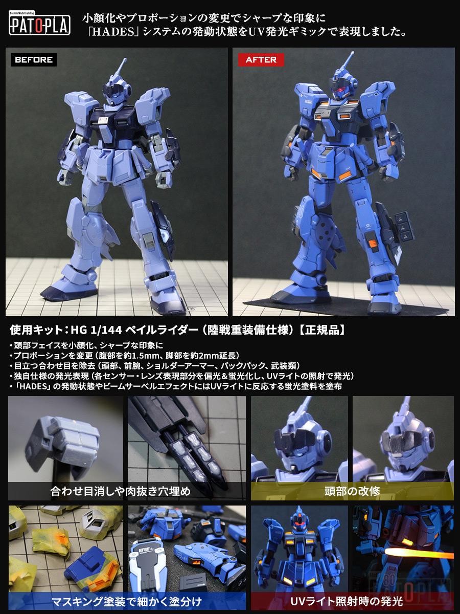 HG 1/144 ペイルライダー 改修・全塗装製作