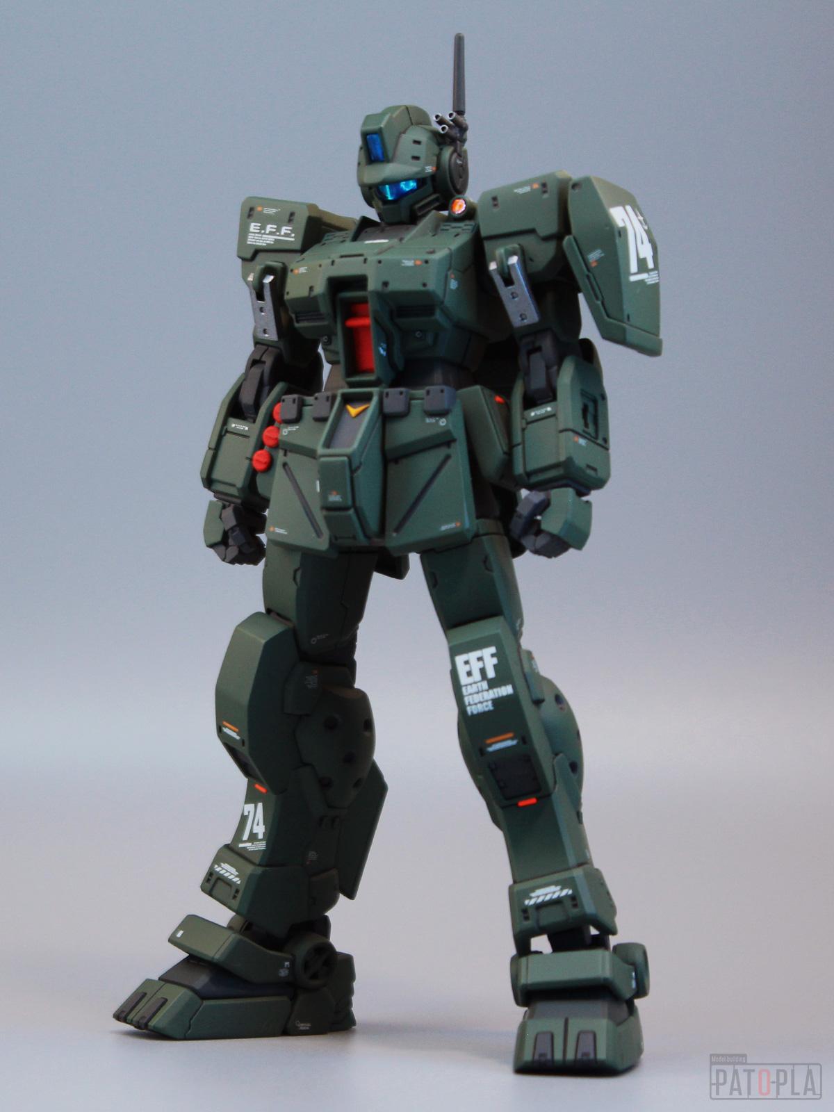 HG 1/144 ジム・スパルタン 改修・完成品(頭部・スタイル改修)