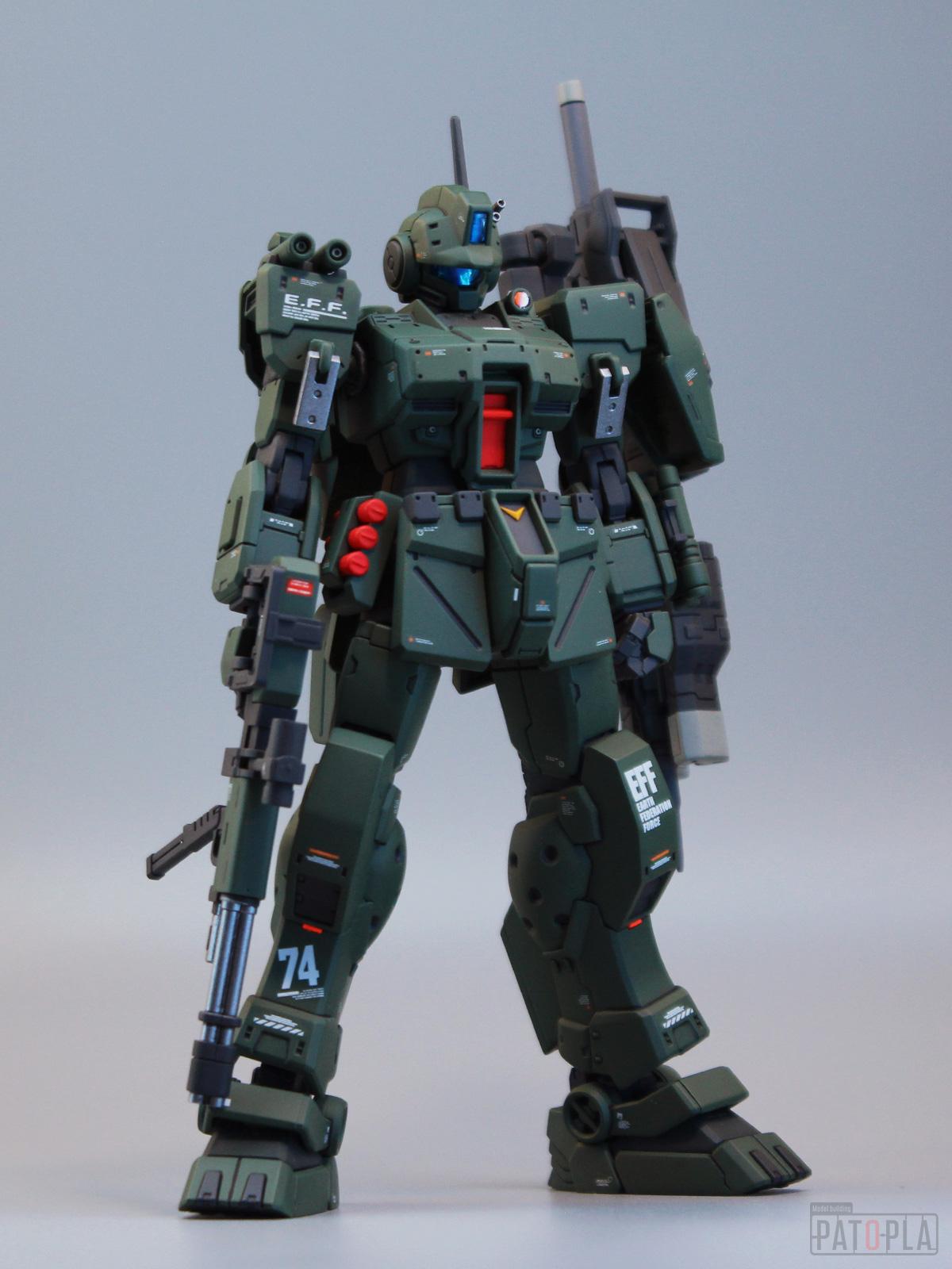 HG 1/144 ジム・スパルタン 改修・完成品(頭部・スタイル改修)