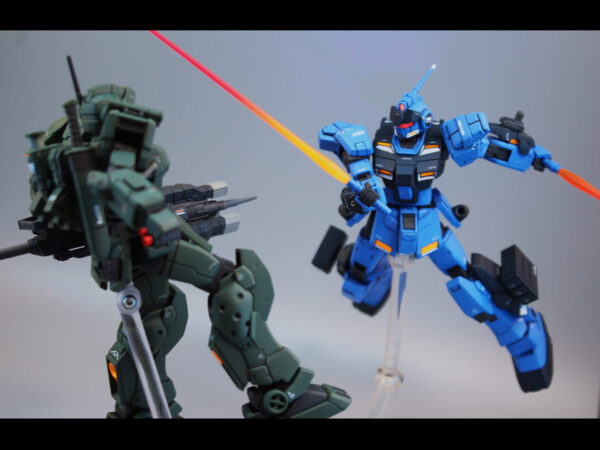 HG 1/144 ペイルライダー　＆　ジム・スパルタン 改修・全塗装製作