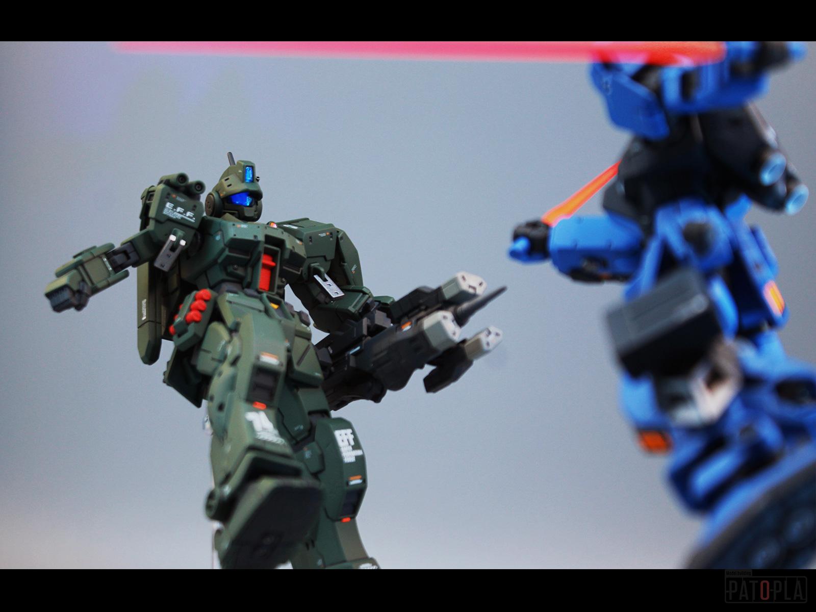 HG 1/144 ペイルライダー & ジム・スパルタン 改修・全塗装製作