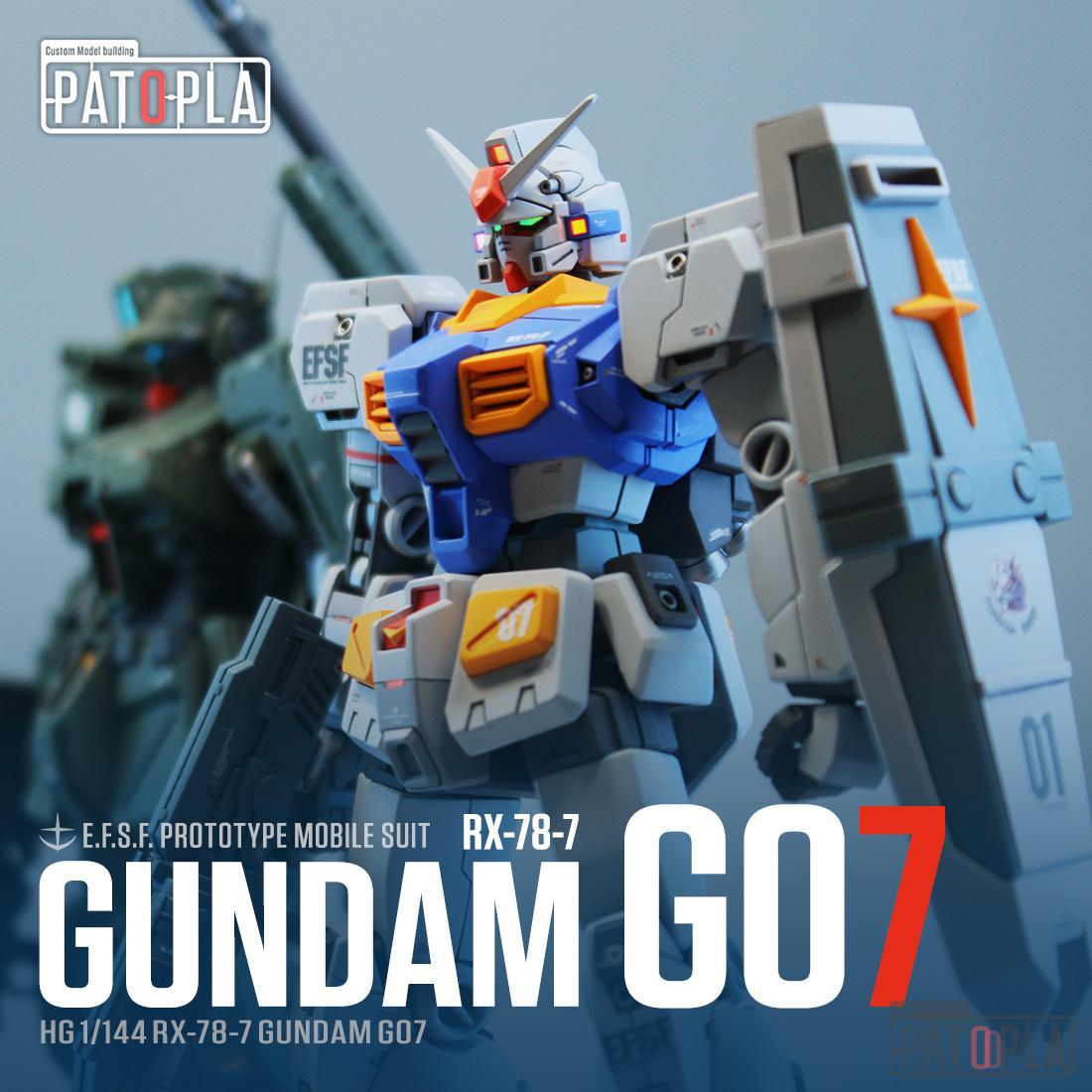 HG 1/144 ガンダム7号機(フェイスリビルド版) 改修・全塗装製作 HG 1/144 ガンダム7号機(フェイスリビルド版) 改修・全塗装製作