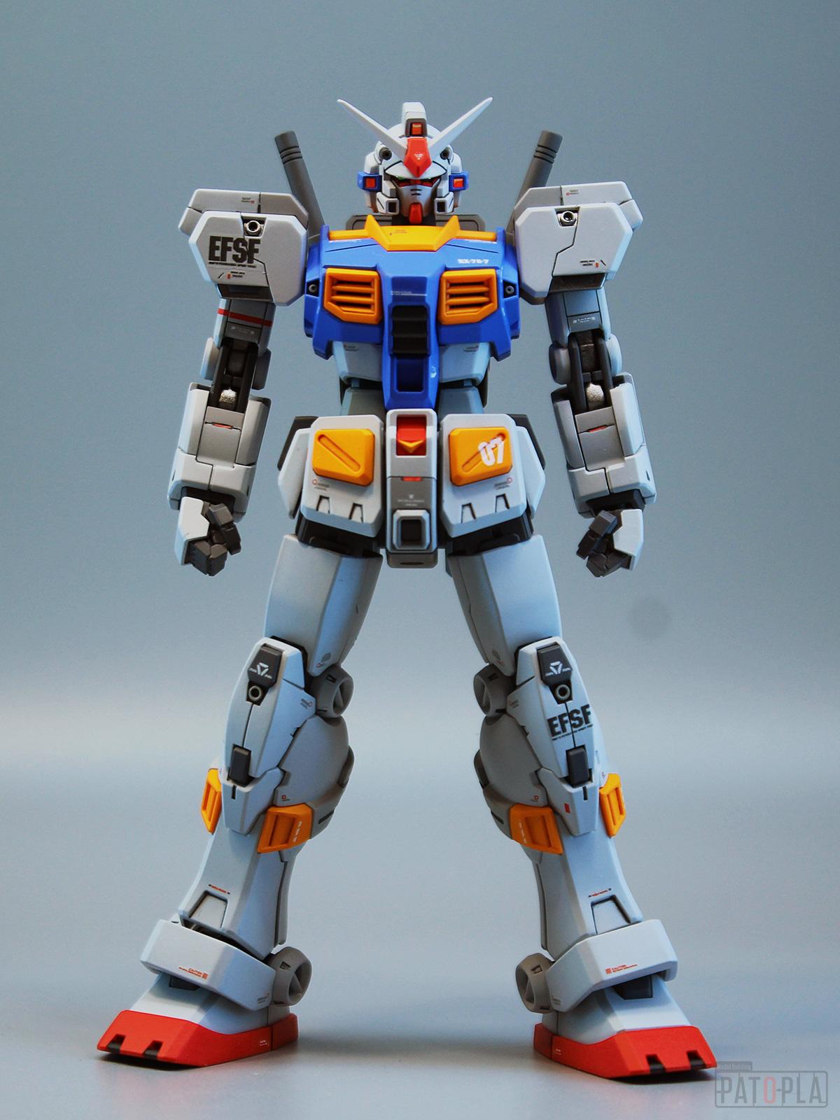 HG 1/144 ガンダム7号機(フェイスリビルド版) 改修・全塗装製作