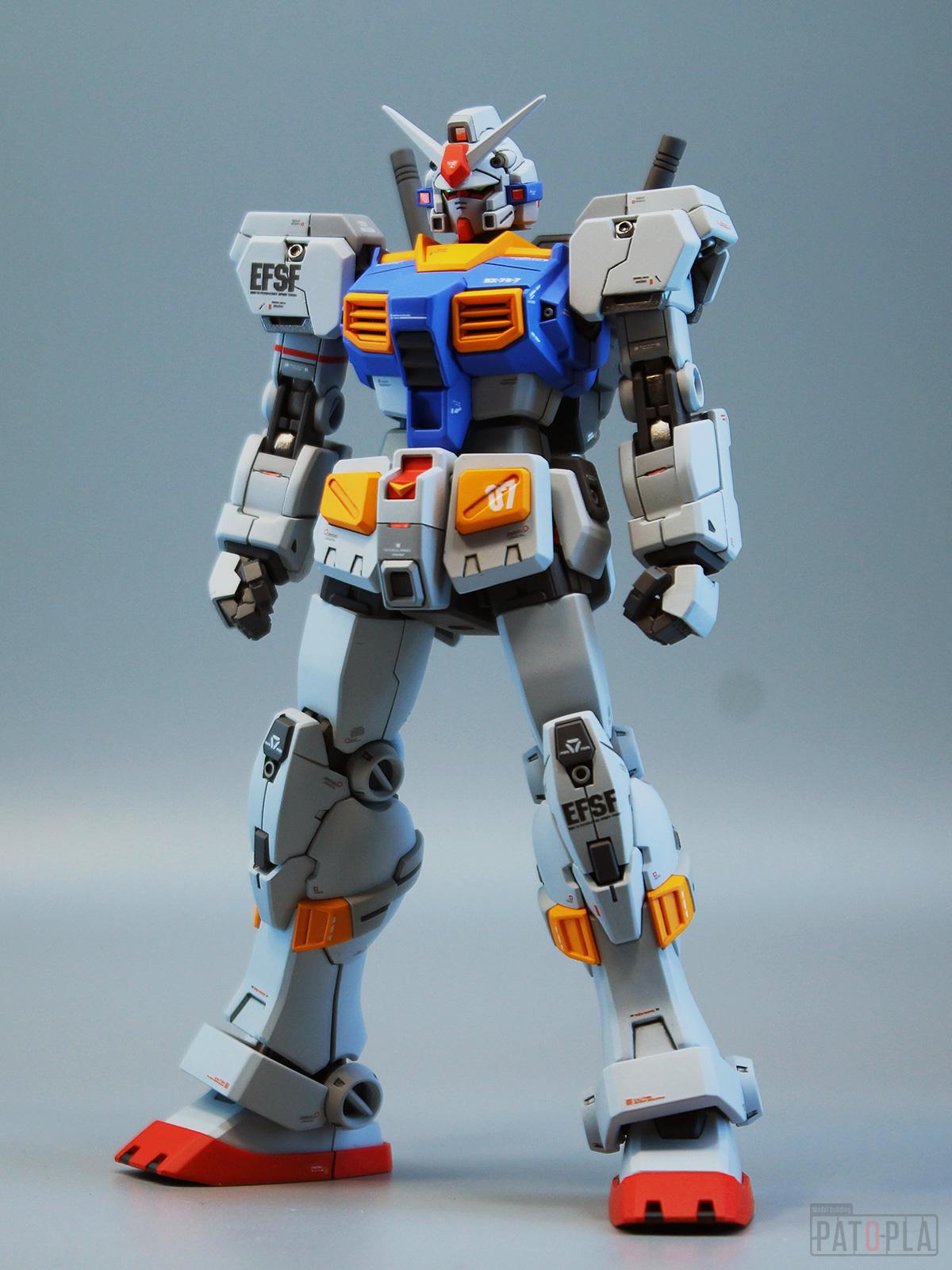 HG 1/144 ガンダム7号機 改修・完成品 (フェイスリビルド版)