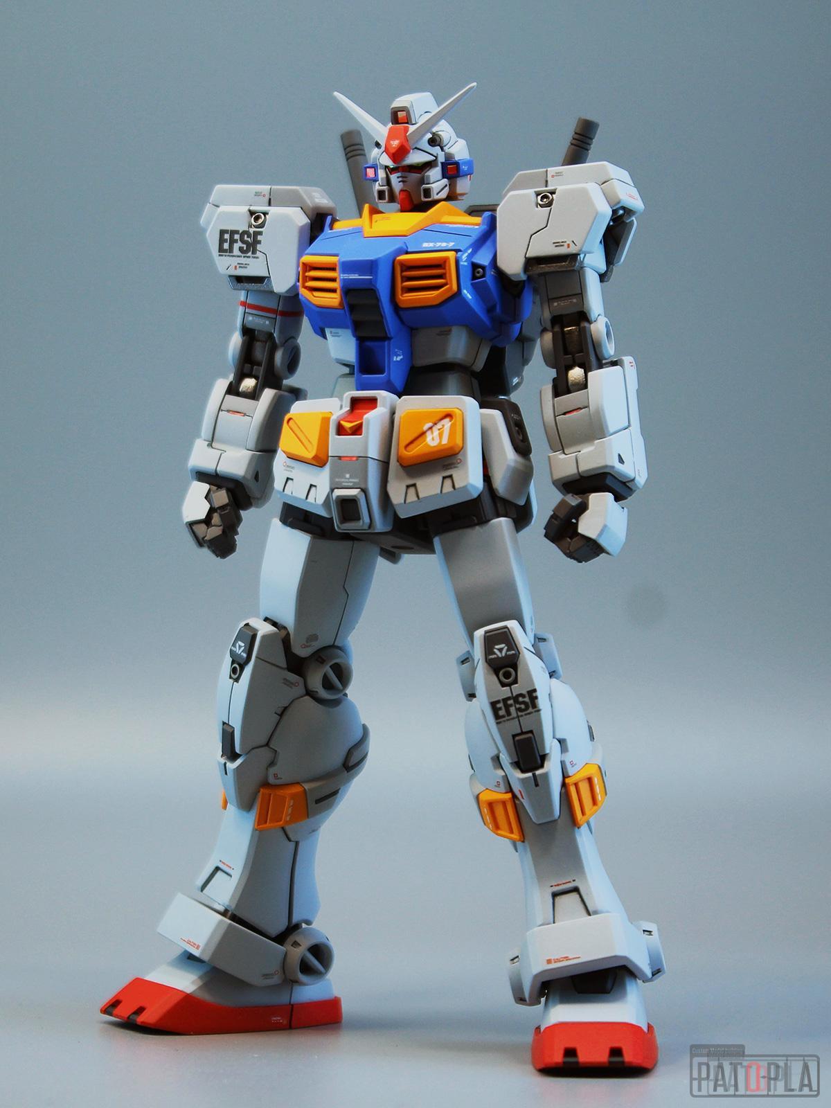 HG 1/144 ガンダム7号機 改修・完成品 (フェイスリビルド版) HG 1/144 ガンダム7号機 改修・完成品 (フェイスリビルド版) - 画像 (4)