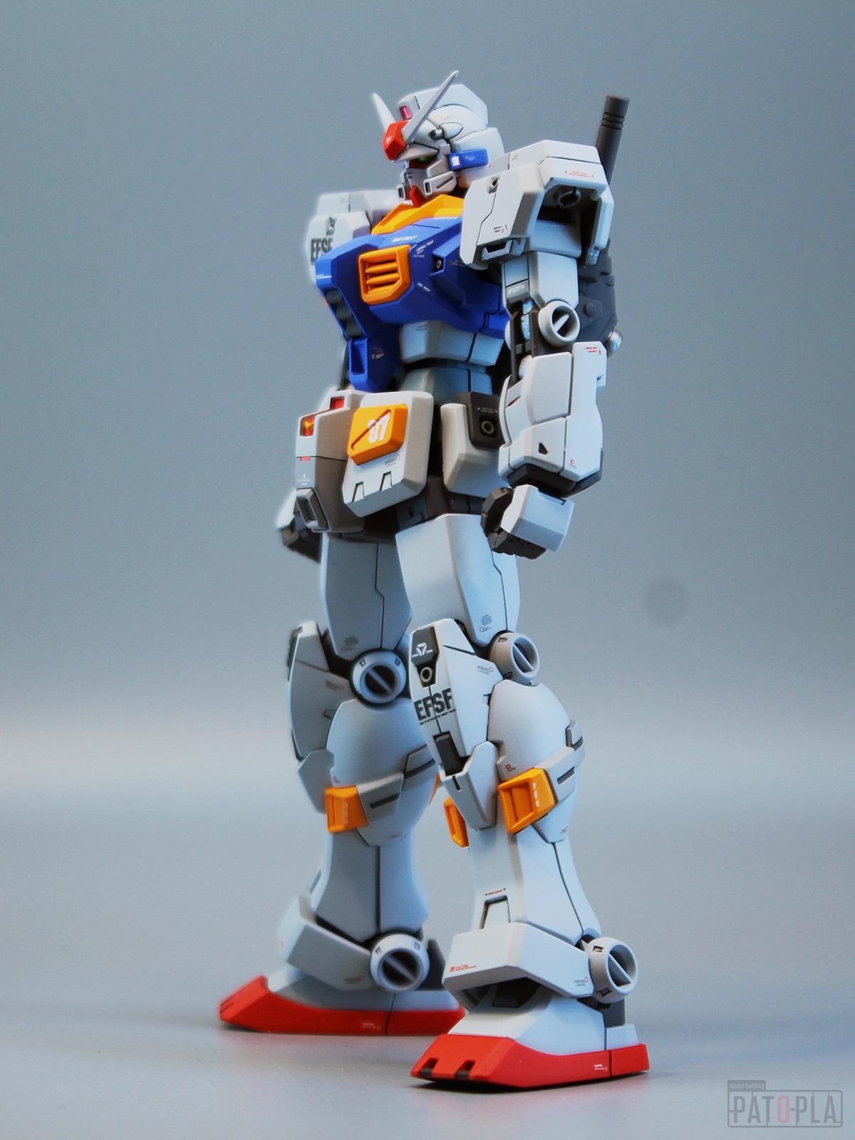 HG 1/144 ガンダム7号機(フェイスリビルド版) 改修・全塗装製作