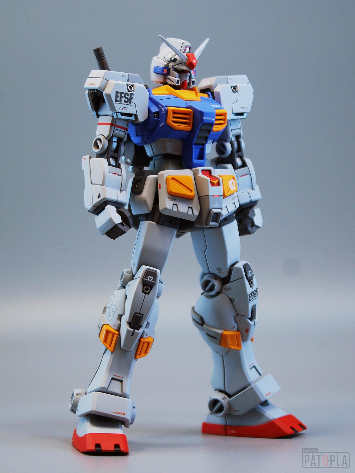 HG 1/144 ガンダム7号機(フェイスリビルド版) 改修・全塗装製作