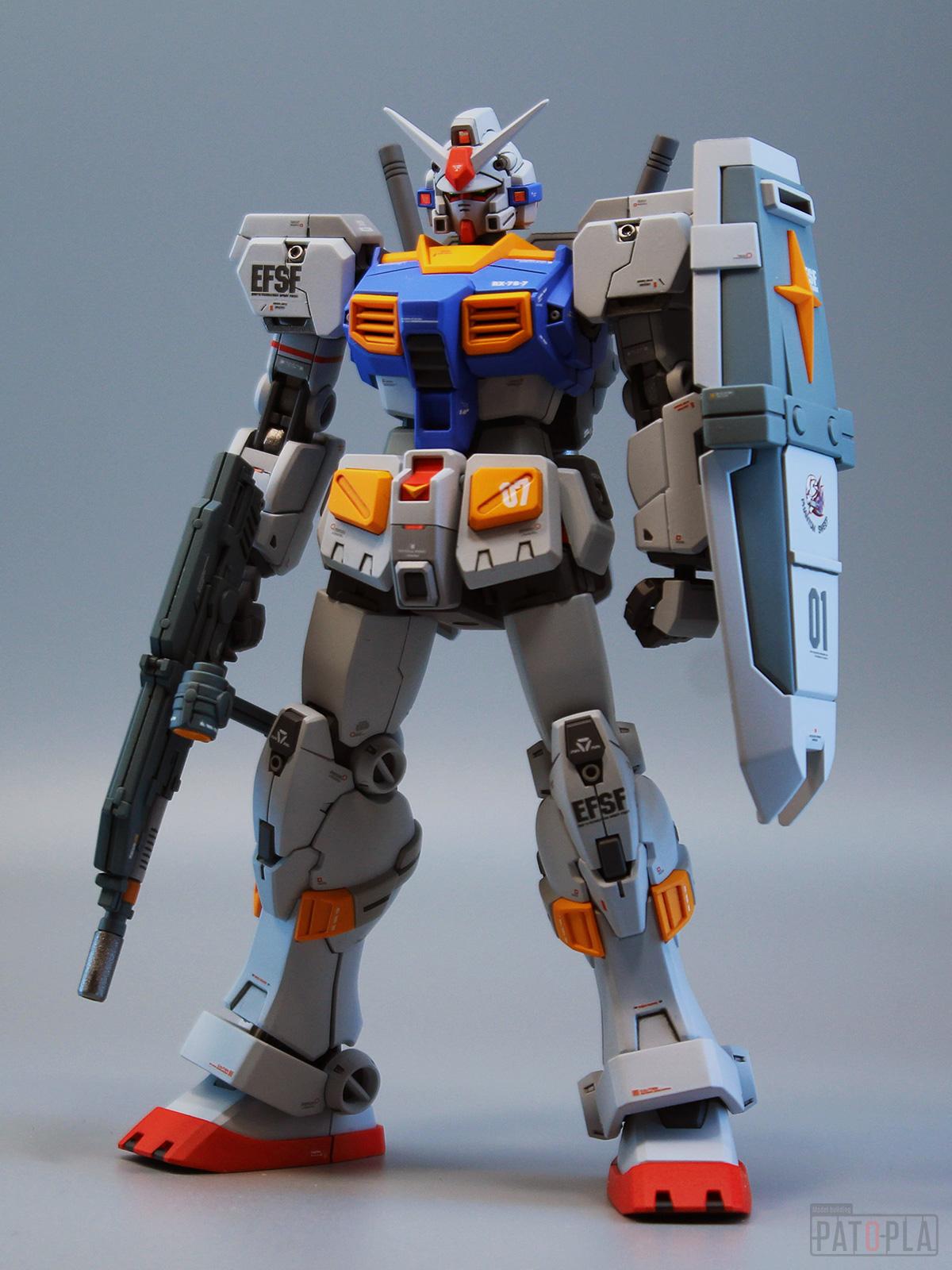 HG 1/144 ガンダム7号機(フェイスリビルド版) 改修・全塗装製作