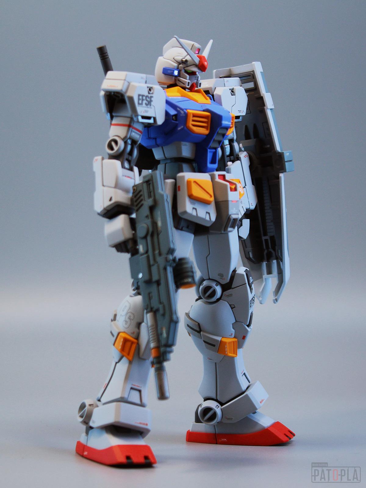 HG 1/144 ガンダム7号機(フェイスリビルド版) 改修・全塗装製作