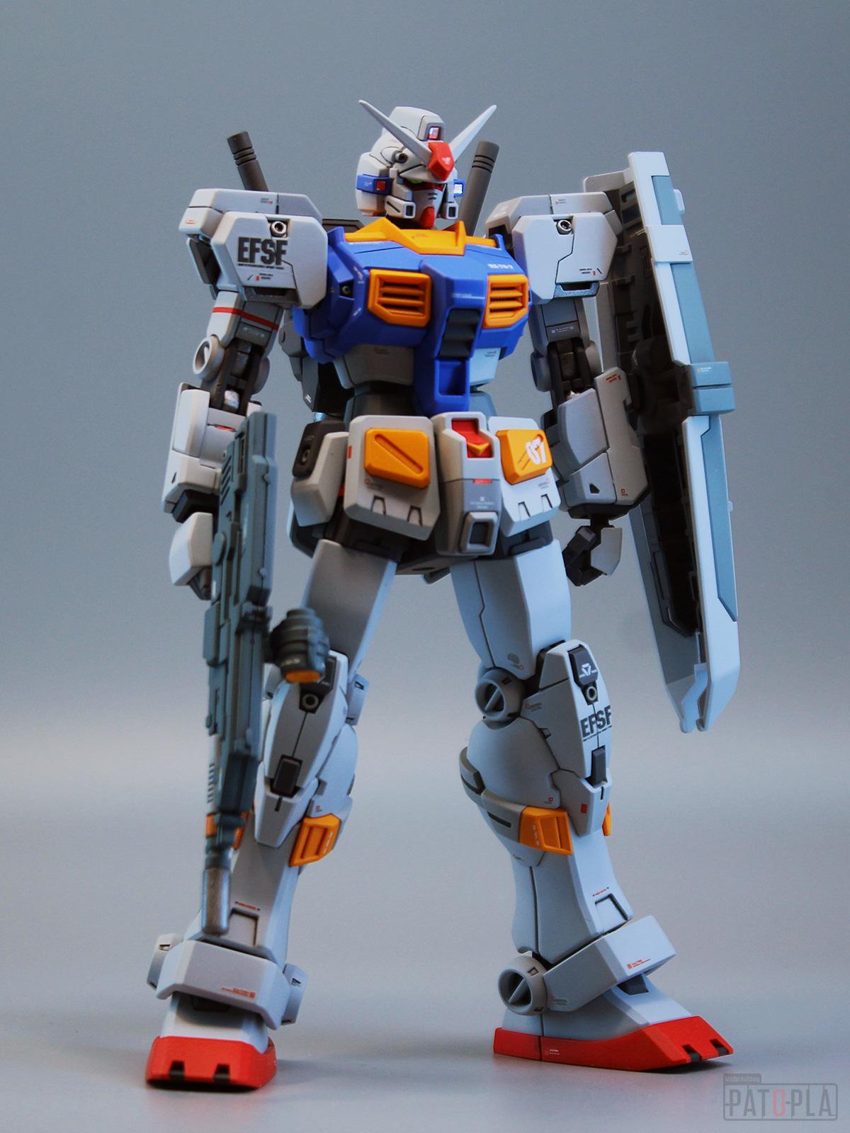 HG 1/144 ガンダム7号機(フェイスリビルド版) 改修・全塗装製作