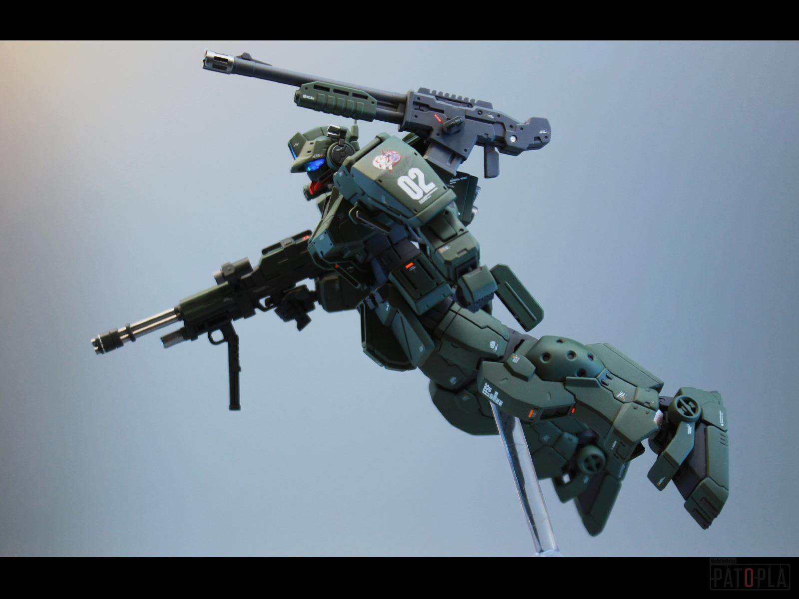 HG 1/144 ジースパルタン(シェリー・アリスン用改修機) 改修・全塗装製作