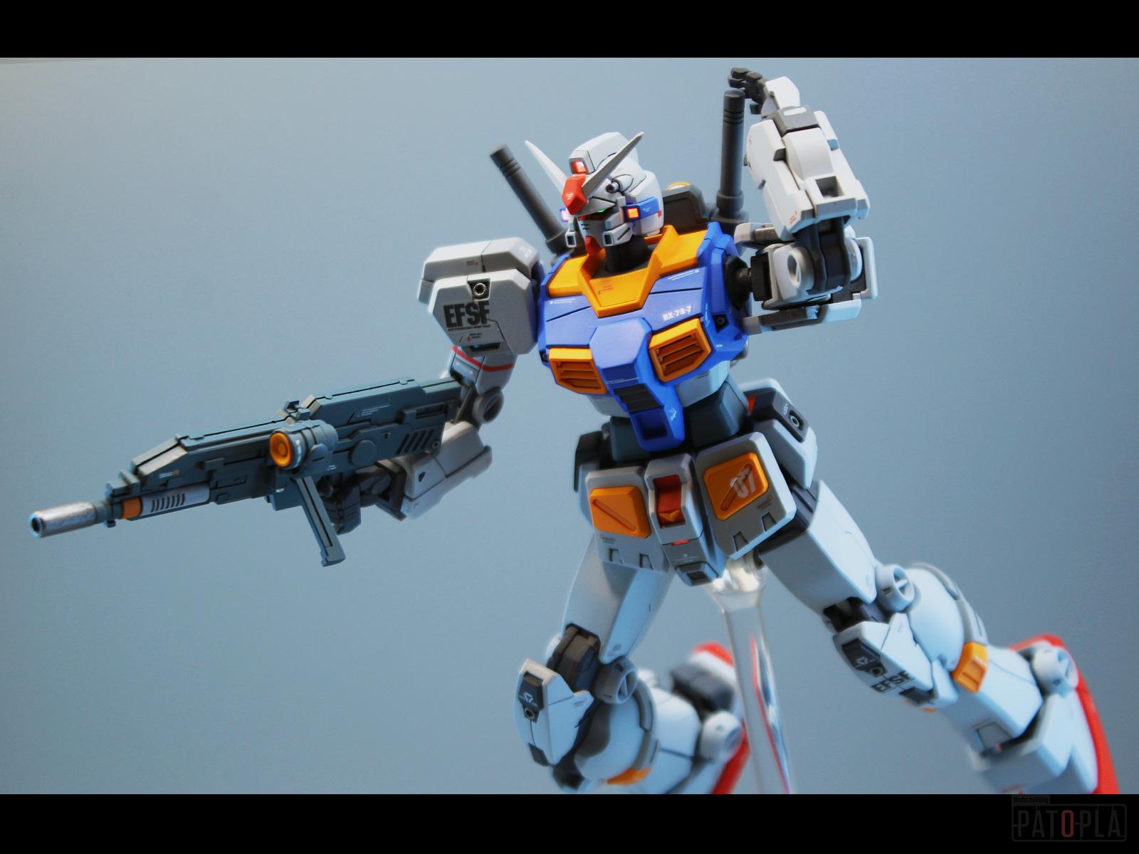 HG 1/144 ガンダム7号機(フェイスリビルド版) 改修・全塗装製作