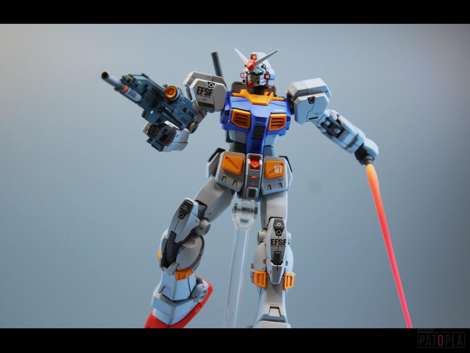 HG 1/144 ガンダム7号機(フェイスリビルド版) 改修・全塗装製作