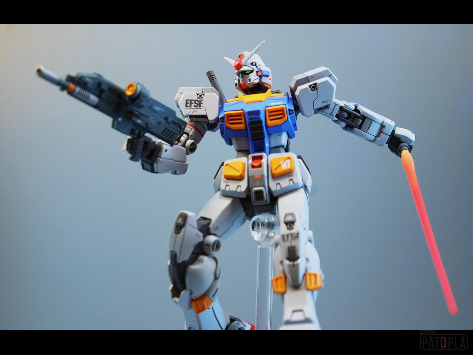 HG 1/144 ガンダム7号機(フェイスリビルド) 改修・全塗装製作