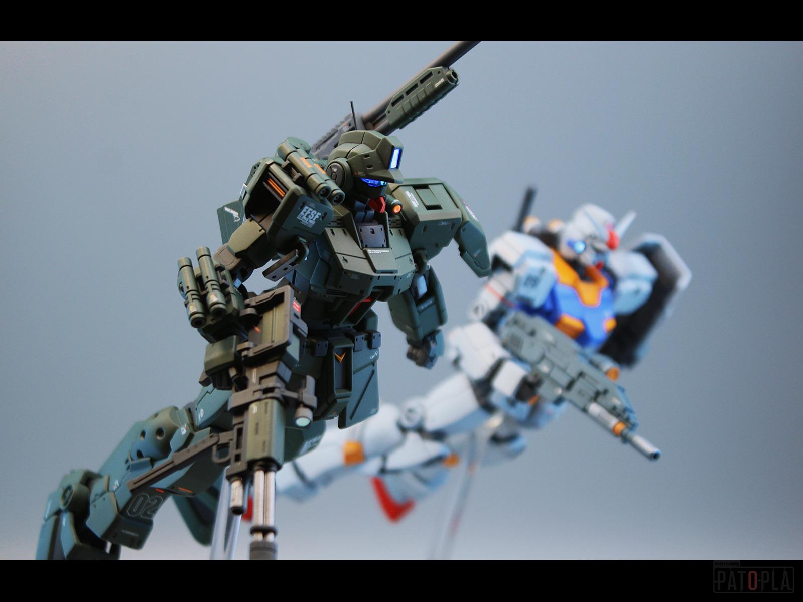 HG 1/144 ジースパルタン(シェリー・アリスン用改修機) 改修・全塗装製作