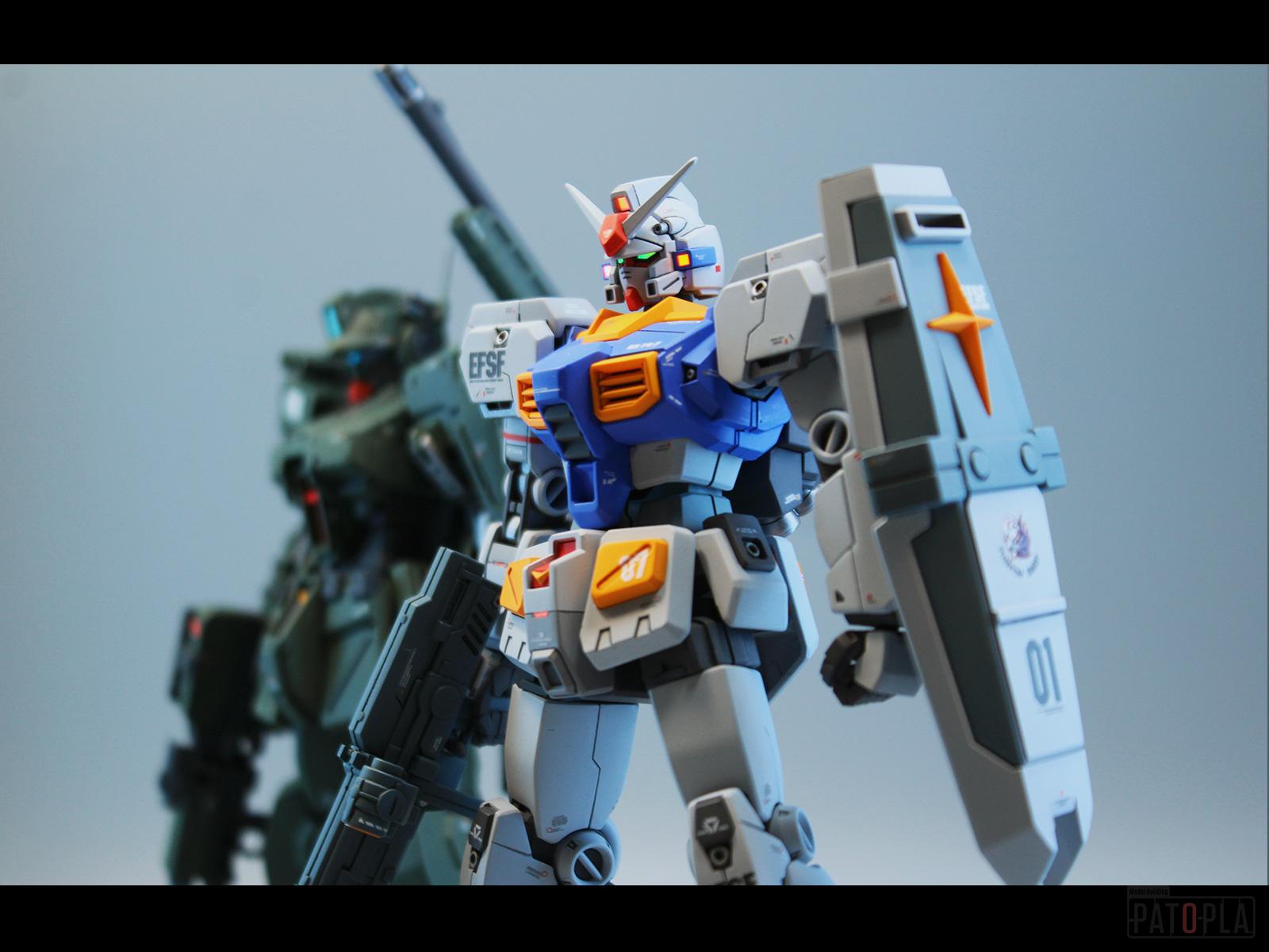 HG 1/144 ガンダム7号機(フェイスリビルド) 改修・全塗装製作