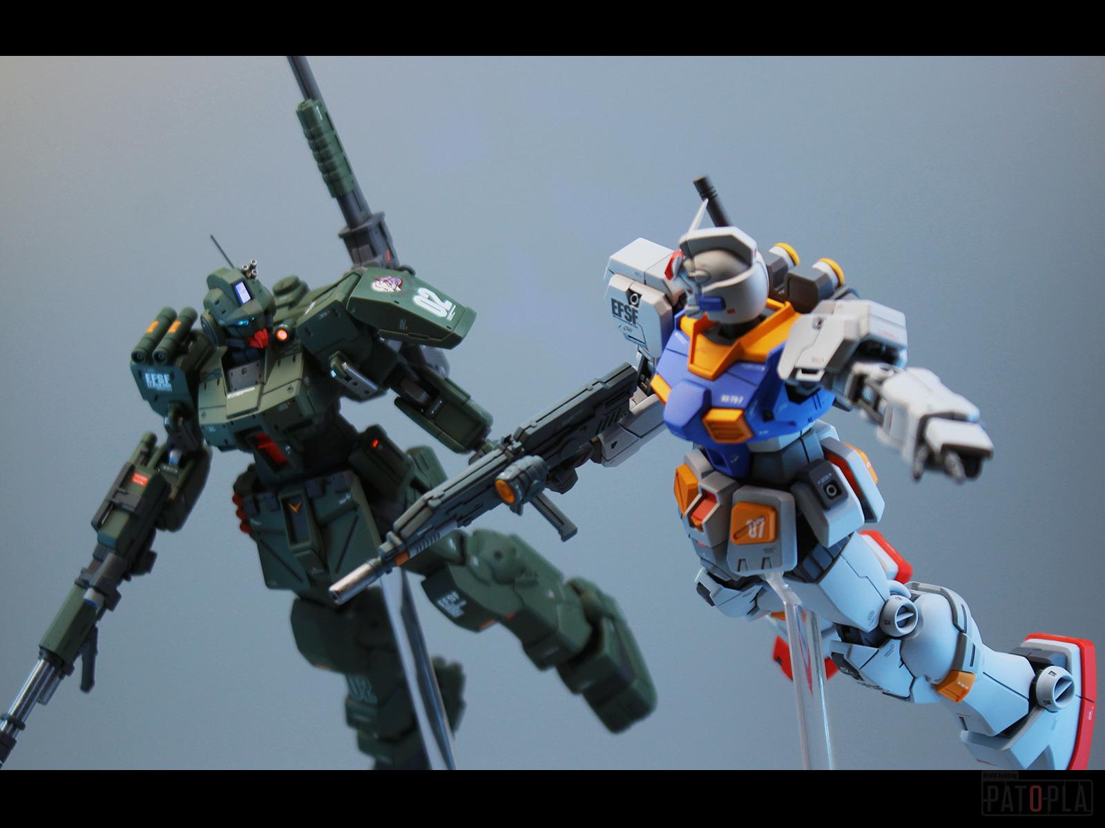 HG 1/144 ジースパルタン(シェリー・アリスン用改修機) 改修・全塗装製作