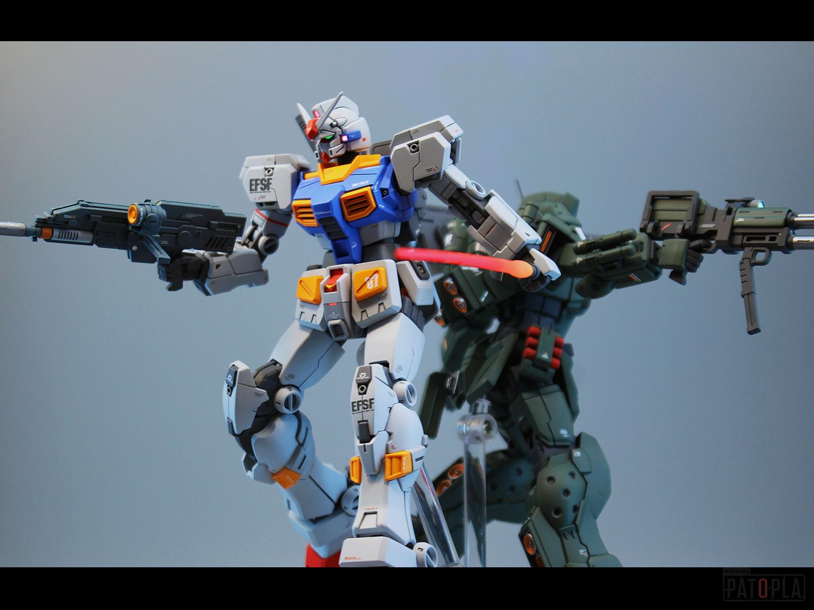 HG 1/144 ガンダム7号機(フェイスリビルド) 改修・全塗装製作