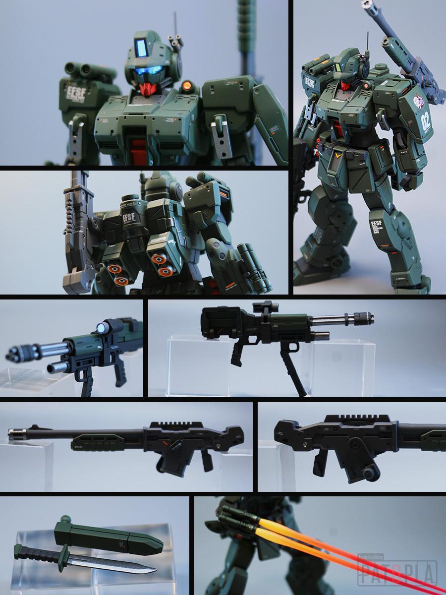 HG 1/144 ジースパルタン(シェリー・アリスン用改修機) 改修・全塗装製作