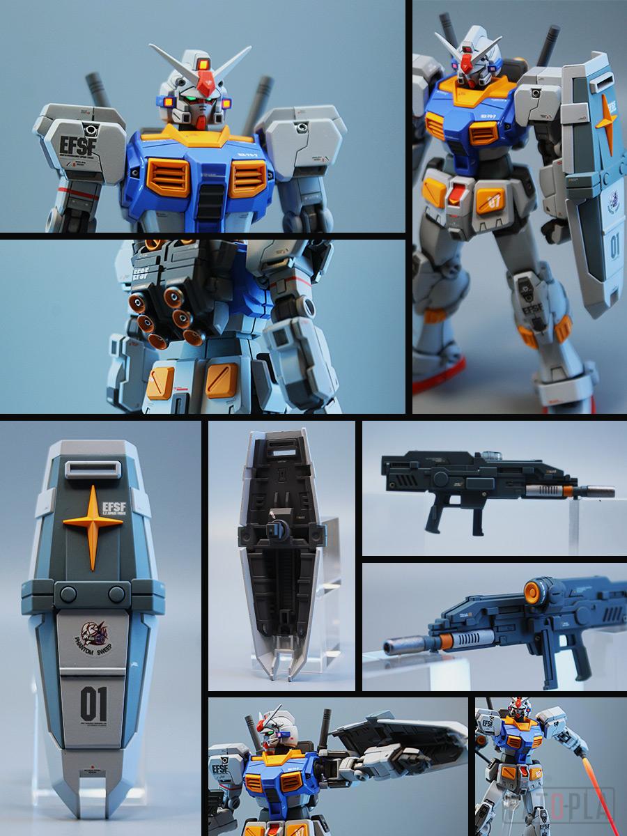 HG 1/144 ガンダム7号機(フェイスリビルド) 改修・全塗装製作
