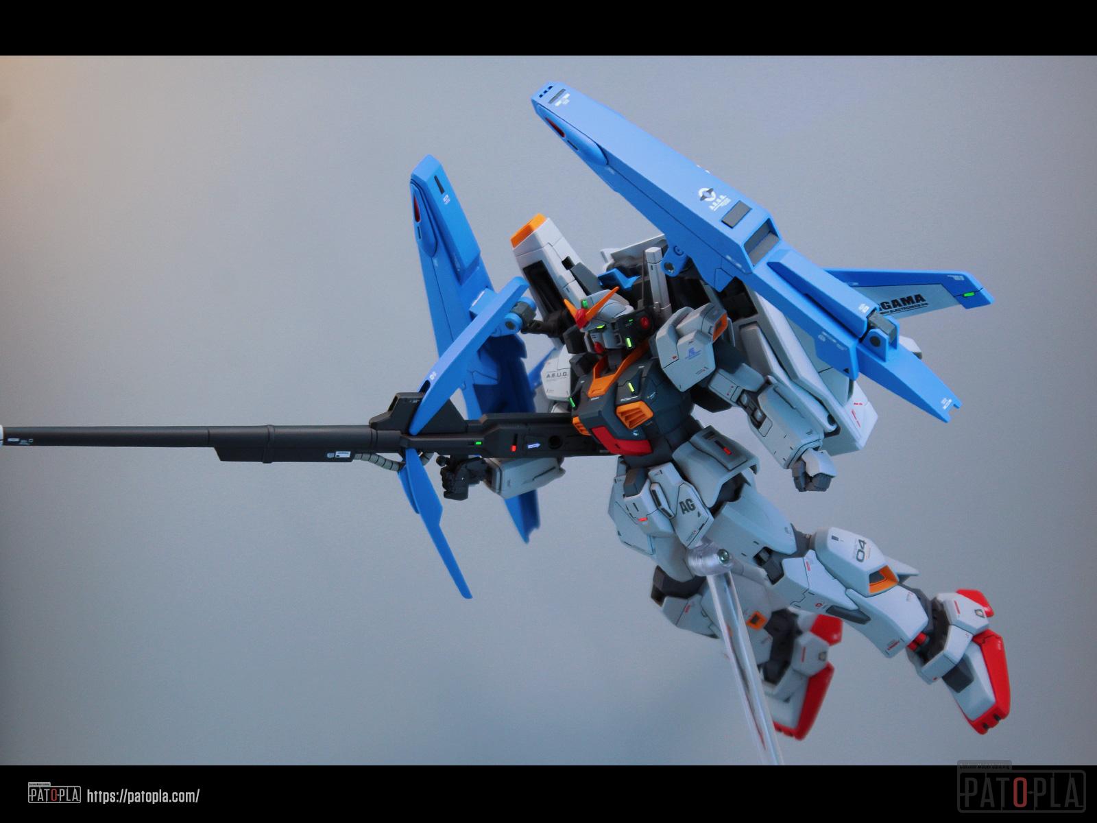 HGUC 1/144 ガンダムMk-II(エゥーゴ仕様) Ver.pato_3.6 改修・全塗装製作