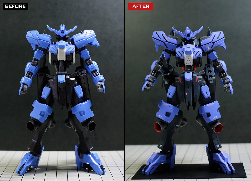 HG 1/144 ガンダムヴィダール 改修・全塗装製作レビュー &ndash; Image 32