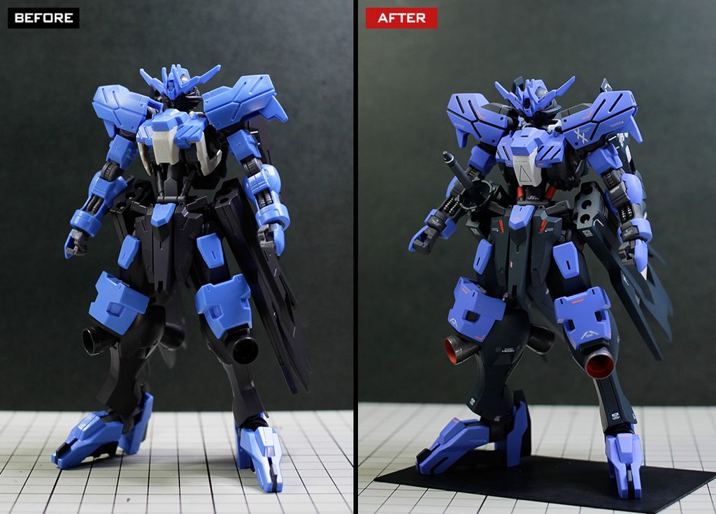 HG 1/144 ガンダムヴィダール 改修・全塗装製作レビュー &ndash; Image 33