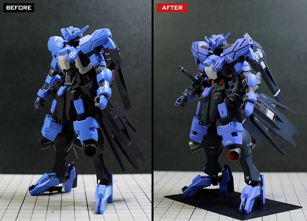 HG 1/144 ガンダムヴィダール 改修・全塗装製作レビュー &ndash; Image 34